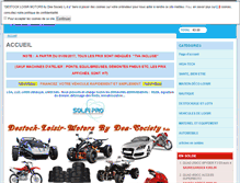Tablet Screenshot of destock-loisir-motors.com
